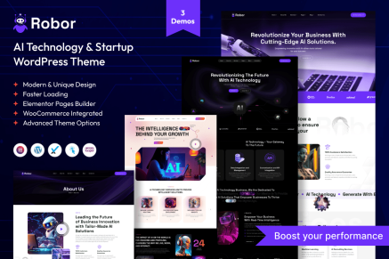 Robor 1.0.0- AI and Automation Integration WordPress Theme
