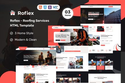 Rofiex- Roofing Services HTML Template