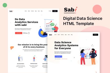 Sabi- Digital Data Science HTML Template