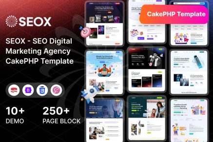 SEOX- CakePHP SEO & Digital Marketing Agency Template
