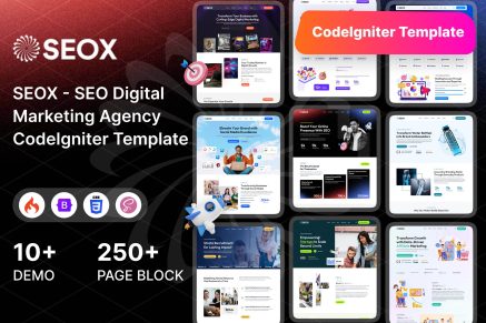 SEOX- SEO & Digital Marketing Agency CodeIgniter
