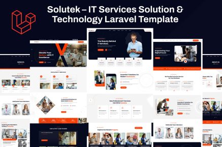 Solutek- IT Services & Technology Laravel Template