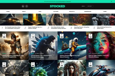 Stocked- Personal Portfolio HTML Template