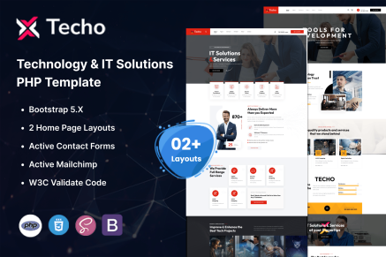 Techo- Technology & IT Solutions PHP Template