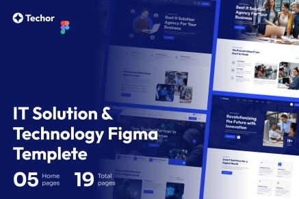 Techor- IT Solution & Technology Figma Template