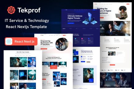 Tekprof- IT Solutions React NextJs Template