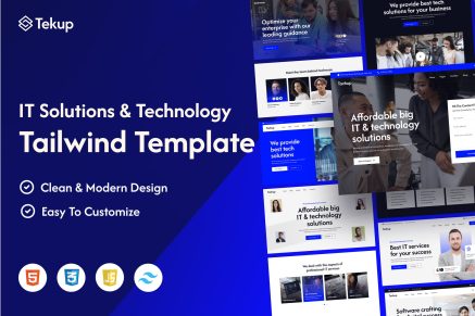 Tekup- Technology & IT Solutions Tailwind Template