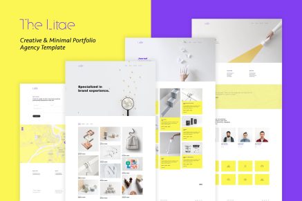 The Litae- Creative Portfolio / Agency Template