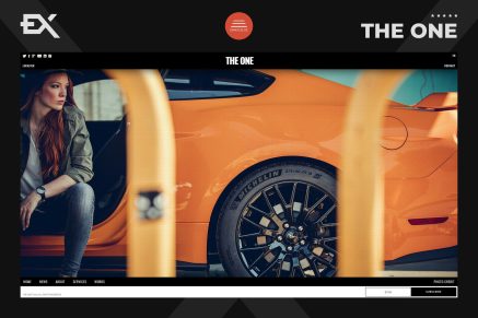 The One- Creative One Page Photography Portfolio