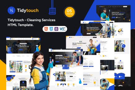 Tidytouch- Cleaning Services HTML Template