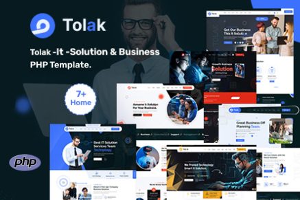 Tolak- It Solution & Business PHP Template