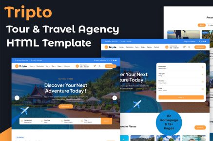 Tourin- Tour & Travel Agency Booking Template