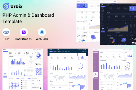 Urbix- PHP Admin & Dashboard Template