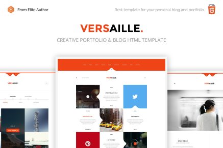Versaille- Personal Blog HTML5 Template