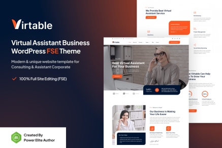 Virtable- Virtual Assistant Business 1.0.1 WP Theme