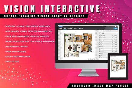 Vision- Interactive Image Map for WordPress