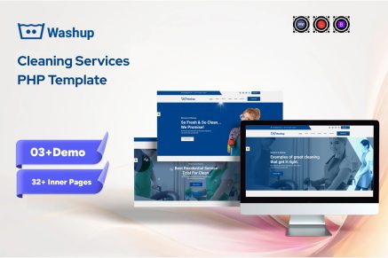 Washup- Cleaning Services PHP Template
