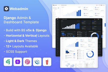 Webadmin- Django Admin & Dashboard Template