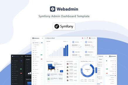 Webadmin- Symfony Admin & Dashboard Template