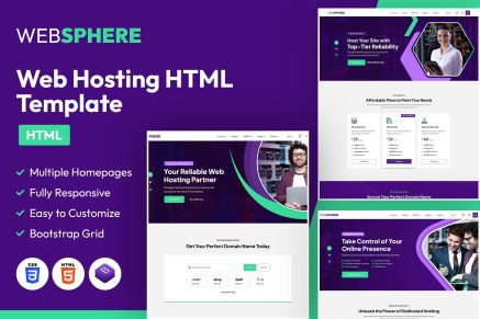 WebSphere | Web Hosting HTML Template