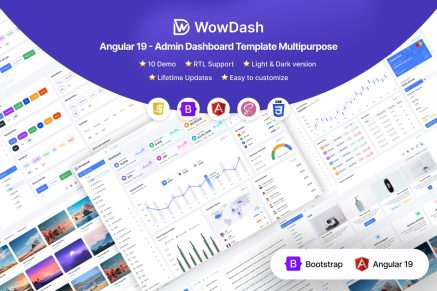 WowDash- Angular 19- Admin Dashboard Template