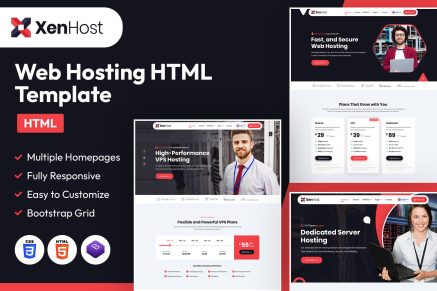 XenHost | Web Hosting HTML Template