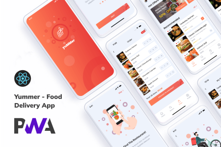 Yummer- Online Food Ordering React App (PWA)