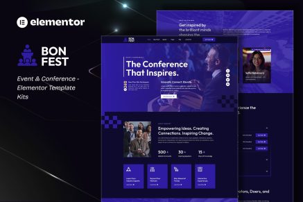 Bonfest - Event & Conference Elementor Template Kit