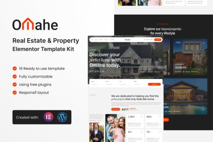 Omahe - Real Estate & Property Elementor Template Kit