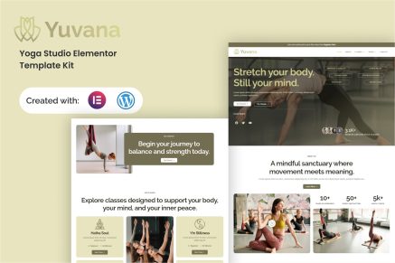 Yuvana - Yoga Studio Elementor Template Kit