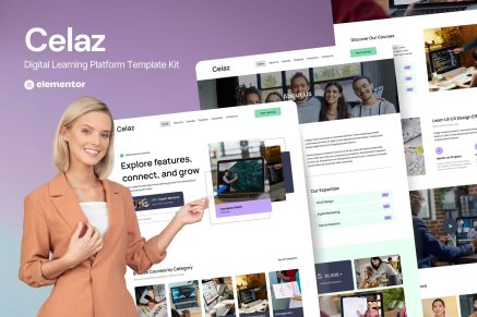 Celaz - Digital Learning Platform Website Elementor Kit