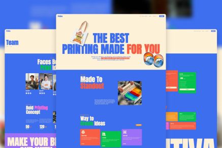 Printiva - Modern Colorful Printing Service Company Elementor Template Kit