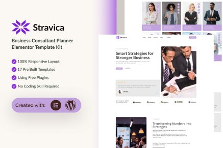 Stravica - Business Consultant Elementor Template Kit