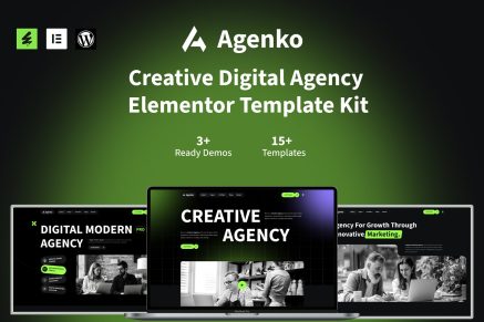 Agenko – Creative Digital Agency Elementor Template Kit