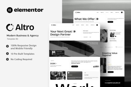Altro - Modern Business & Agency Elementor Template Kit