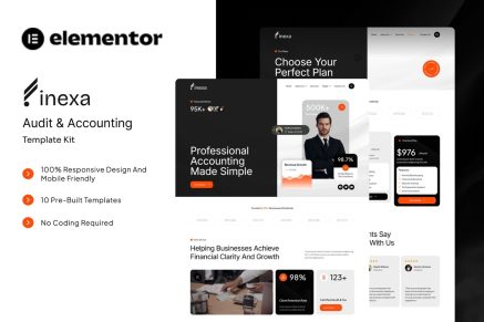 Finexa - Audit & Accounting Elementor Template Kit
