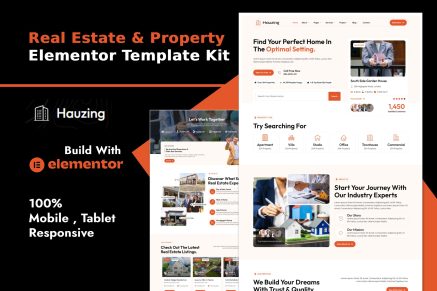Hauzing – Real Estate & Property Elementor Template Kit