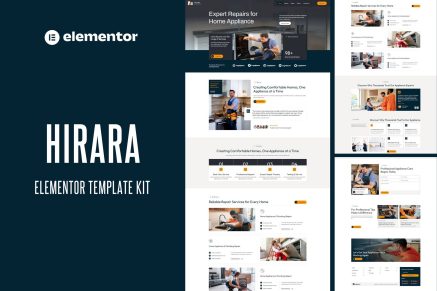 Hirara – Home Appliance Repair Services Elementor Template Kit
