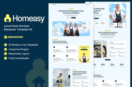 Homeasy – Local Home Services Elementor Template Kit