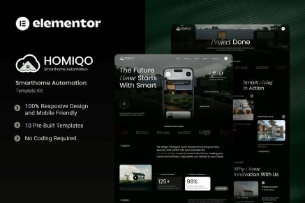 Homiqo - Smarthome Automation Elementor Template Kit