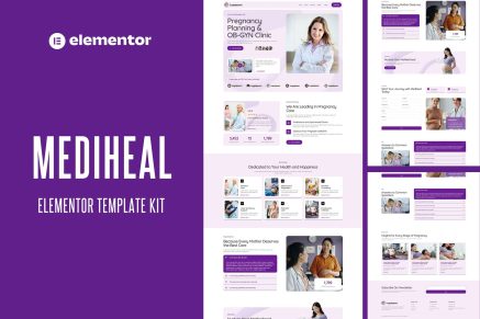Mediheal – Pregnancy & OB-GYN Clinic Elementor Pro Template Kit