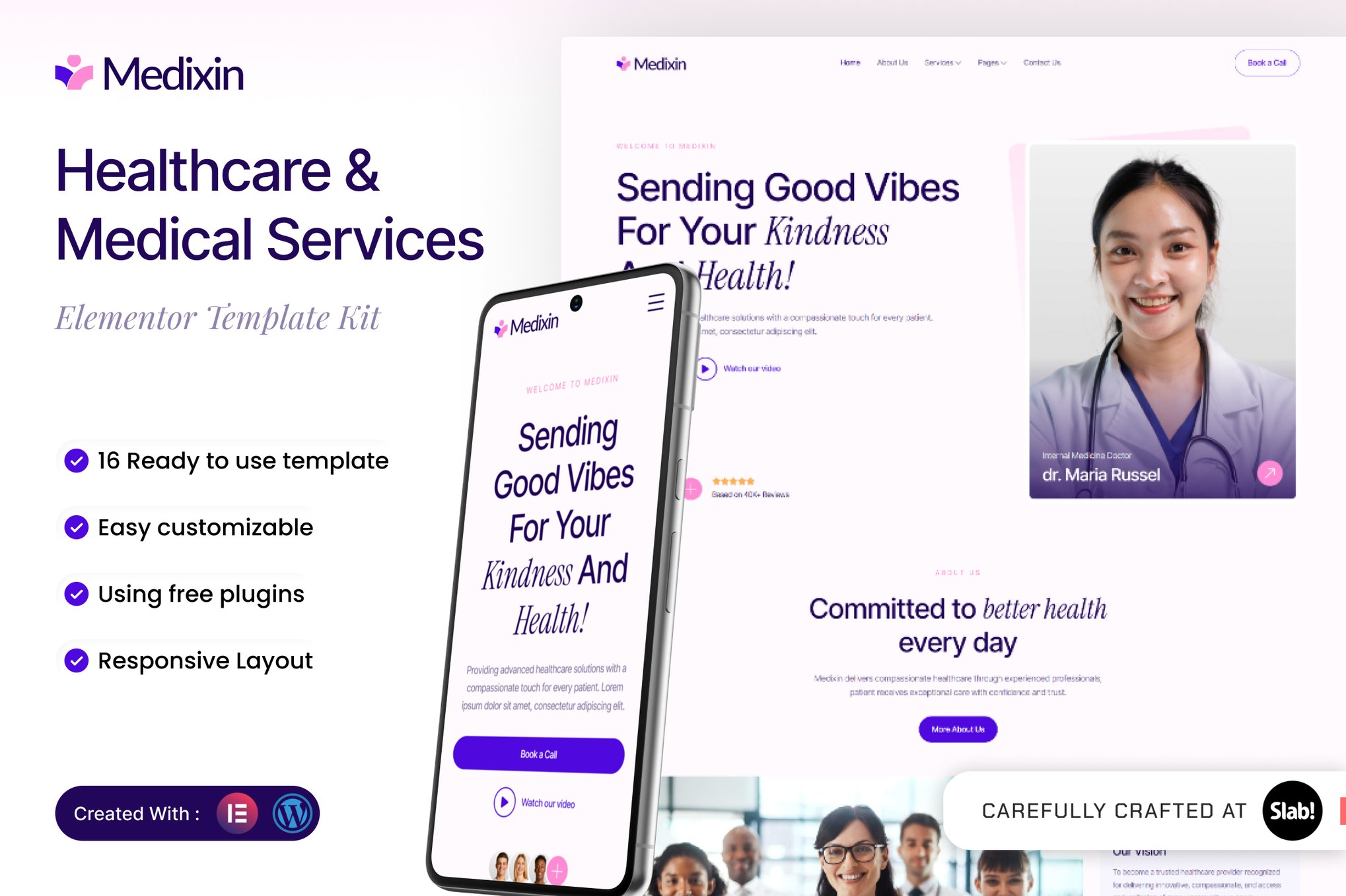 Medixin – Healthcare & Medical Services Elementor Template Kit