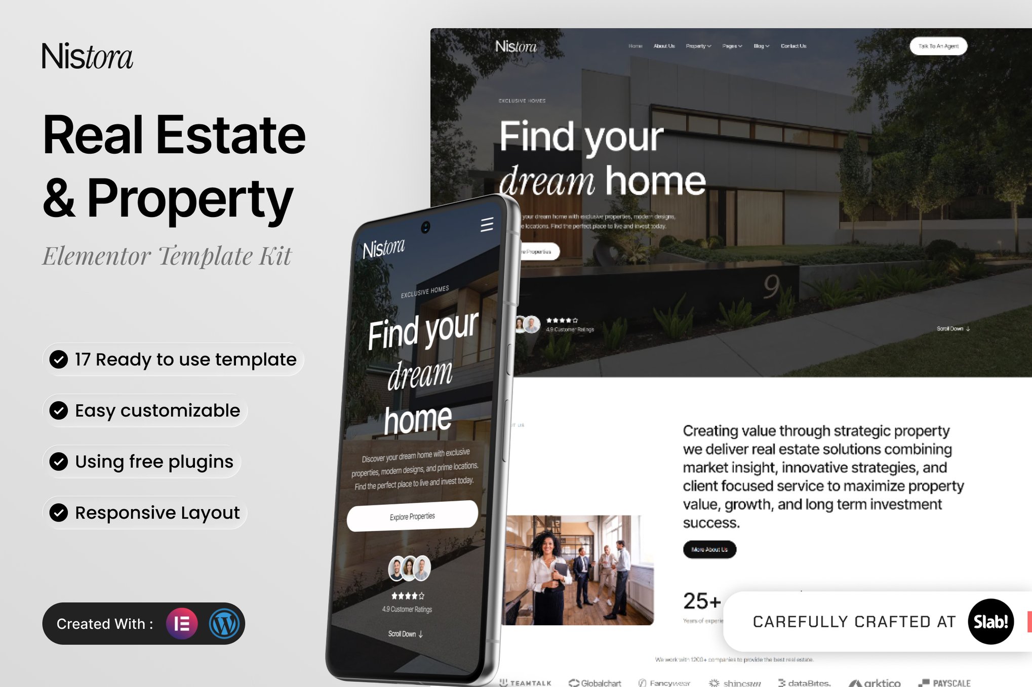 Nistora – Real Estate & Property Elementor Template Kit