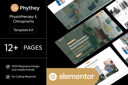 Phythey – Physiotherapy & Chiropractic Elementor Template Kit