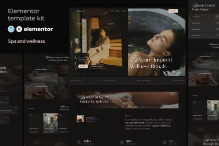 Senara - Spa & Wellness Elementor Template Kit