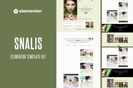 Snalis – Nail Salon & Beauty Care Elementor Template Kit