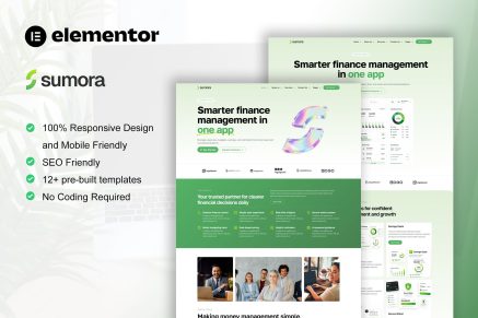 Sumora – IT Services & Startup Company Elementor Template Kit