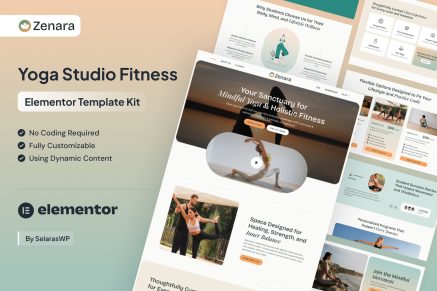 Zenara – Yoga Studio & Fitness Elementor Template Kit