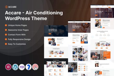 Accare – Air Conditioning WordPress Theme