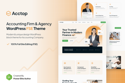 Acctop – Accounting Firm & Finance WordPress Theme